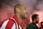 Eindhoven, 1 Mei 2007 Huldiging Selektie van PSV in het PSV-stadion 2 dagen nadat zij voor de 20e maal kampioen zijn geworden van Nederland
Gomes