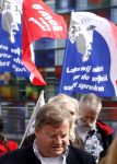 Hilversum 6 mei 2007
Herdenking Pim Fortuyn op het mediapark met oa Hilbrand Nawijn.