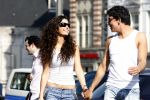 Amsterdam 14 april 2007
Jan Smit en Yolanthe Cabau v Kasbergen hand in hand op straat in Amsterdam.