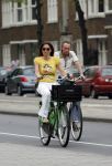 Amsterdam 25 april 2007
Mariska Hulscher op de fiets in amsterdam.