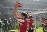 Eindhoven, 29 April 2007 Kampioenswestrijd PSV-Vitesse, eindstand 5-1
Seizoen 2006/2007 Onverwachts landskampioenschap voor PSV doordat de concurrent AZ verloor en Ajax een doelpunt tekort kwam
PSV-aanvoerder Phillip Cocu is blij
Dit was officieel zijn laatste wedstrijd voor PSV