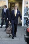 Den Haag 11 april 2007
Prins Willem Alexander vertrekt bij het Bronovo ziekenhuis.
