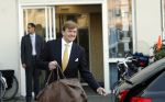 Den Haag 11 april 2007
Prins Willem Alexander vertrekt bij het Bronovo ziekenhuis.