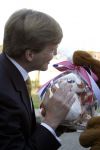 Den Haag 11 april 2007
Prins Willem Alexander vertrekt bij het Bronovo ziekenhuis.