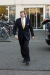 Den Haag 11 april 2007
Prins Willem Alexander vertrekt bij het Bronovo ziekenhuis.