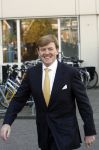 Den Haag 11 april 2007
Prins Willem Alexander vertrekt bij het Bronovo ziekenhuis.