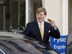 Den Haag 11 april 2007
Prins Willem Alexander vertrekt bij het Bronovo ziekenhuis.