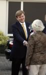 Den Haag 11 april 2007
Prins Willem Alexander vertrekt bij het Bronovo ziekenhuis.