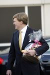 Den Haag 11 april 2007
Prins Willem Alexander vertrekt bij het Bronovo ziekenhuis.