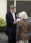 Den Haag 11 april 2007
Prins Willem Alexander vertrekt bij het Bronovo ziekenhuis.