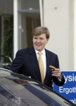 Den Haag 11 april 2007
Prins Willem Alexander vertrekt bij het Bronovo ziekenhuis.