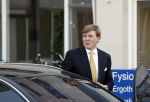 Den Haag 11 april 2007
Prins Willem Alexander vertrekt bij het Bronovo ziekenhuis.