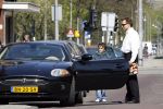 Amsterdam 19 april 2007
Robert Schoemacher in zijn nieuwe jaguar met speciaa kenteken