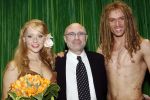 Scheveningen 15 april 2007
Premiere Tarzan in het circus theater. Chantal Janzen Ron Link  en Phil Collins