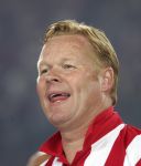 Eindhoven, 1 Mei 2007 Hulding Selektie van PSV in het PSV-stadion 2 dagen nadat zij voor de 20e maal kampioen zijn geworden van Nederland
Trainer Ronald Koeman kreeg veel bijval van de 35000 toeschouwers