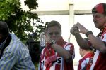 Eindhoven, 1 Mei 2007 Hulding Selektie van PSV in het PSV-stadion 2 dagen nadat zij voor de 20e maal kampioen zijn geworden van Nederland
Trainer Ronald Koeman kreeg veel bijval van de 35000 toeschouwers