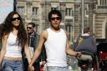 Amsterdam 14 april 2007
Jan Smit en Yolanthe Cabau v Kasbergen hand in hand op straat in Amsterdam.
