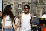 Amsterdam 14 april 2007
Jan Smit en Yolanthe Cabau v Kasbergen hand in hand op straat in Amsterdam.