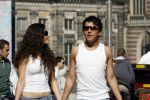 Amsterdam 14 april 2007
Jan Smit en Yolanthe Cabau v Kasbergen hand in hand op straat in Amsterdam.