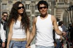 Amsterdam 14 april 2007
Jan Smit en Yolanthe Cabau v Kasbergen hand in hand op straat in Amsterdam.