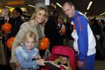 Noordwijk en Schiphol 19 mei 2010
Vertrek Nederlands elftal met vrouwen en kinderen naar Oostenrijk voor trainingskamp ivm WK voetbal. Andre Ooijer met zijn vrouw Joyce en kinderen Danique  en Demi
Peter Smulders bv