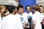 Amsterdam 18 april 2010
Prins Willem Alexander neemt deel aan Run for water vanuit het Olympisch stadion. Beau v Erven Dorens met PWA
Peter Smulders bv