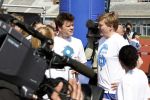 Amsterdam 18 april 2010
Prins Willem Alexander neemt deel aan Run for water vanuit het Olympisch stadion. Beau v Erven Dorens met PWA
Peter Smulders bv