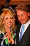 Noordwijk, 2 Mei 2010 Hotel van Oranje, Feest Gerard Joling t.g.v.
het 25 jaar artiesten jubileum
Bonnie St Clair met man
Foto Peter Smulders BV