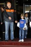 Noordwijk en Schiphol 19 mei 2010
Vertrek Nederlands elftal met vrouwen en kinderen naar Oostenrijk voor trainingskamp ivm WK voetbal. Cees Jansma met vrouw en kinderen
Peter Smulders bv