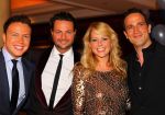 Noordwijk, 2 Mei 2010 Hotel van Oranje, Feest Gerard Joling t.g.v.
het 25 jaar artiesten jubileum
Chantal Janzen met partner en Jamai Looman met partner
Foto Peter Smulders BV