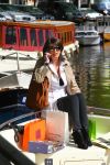 Amsterdam, 10 Mei 2010 
Cora van Mora ( Juliï¿½tte de Wijn ) in een nieuwe outfit op en rondom de grachten van Amsterdam gespot.
Foto Peter Smulders BV