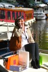Amsterdam, 10 Mei 2010 
Cora van Mora ( Juliï¿½tte de Wijn ) in een nieuwe outfit op en rondom de grachten van Amsterdam gespot.
Foto Peter Smulders BV