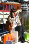 Amsterdam, 10 Mei 2010 
Cora van Mora ( Juliï¿½tte de Wijn ) in een nieuwe outfit op en rondom de grachten van Amsterdam gespot.
Foto Peter Smulders BV