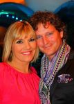 Noordwijk, 2 Mei 2010 Hotel van Oranje, Feest Gerard Joling t.g.v.
het 25 jaar artiesten jubileum
Gallyon v Vessem met man
Foto Peter Smulders BV