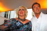 Noordwijk, 2 Mei 2010 Hotel van Oranje, Feest Gerard Joling t.g.v.
het 25 jaar artiesten jubileum
Gerard Joling met zijn vriendin Karin Bloemen
Foto Peter Smulders BV