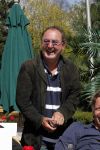 Hilversum 20 april 2010
Harry Vermeegen op terras.
Peter Smulders bv