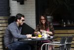 Amsterdam 25 april 2010
Melody Klaver met vriend op terras in amsterdam.
Peter Smulders bv