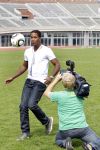 Amsterdam 29 april 2010
Patrick Kluivert gaat tijdens de WK voetbal voor eurosport werken.
De presentatie was in het Olympisch stadion.
Peter Smulders bv