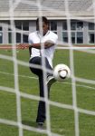 Amsterdam 29 april 2010
Patrick Kluivert gaat tijdens de WK voetbal voor eurosport werken.
De presentatie was in het Olympisch stadion.
Peter Smulders bv