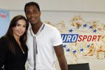 Amsterdam 29 april 2010
Patrick Kluivert gaat tijdens de WK voetbal voor eurosport werken.
De presentatie was in het Olympisch stadion.
Peter Smulders bv