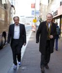Amsterdam 18 april 2010
Paul Haenen met partner op straat.
Peter Smulders bv