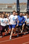 Amsterdam 18 april 2010
Prins Willem Alexander neemt deel aan Run for water vanuit het Olympisch stadion.
Peter Smulders bv