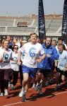 Amsterdam 18 april 2010
Prins Willem Alexander neemt deel aan Run for water vanuit het Olympisch stadion.
Peter Smulders bv