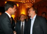 Amsterdam,24 April 2010
Amstel Hotel
Lancering van de gezamelijke Uitgevers, het blad BEST BITES
Rob v Vuure met Mark Rutte
Foto Peter Smulders BV
