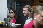 Amsterdam 20 april 2011
Rutger Castricum met vrouw en baby op terras.
Peter Smulders bv