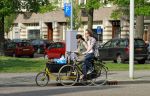Amsterdam 23 april 2011
Susan Visser en vriend Dennis v d Ven op de fiets in Amsterdam.
Peter Smulders bv