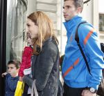 Lausanne, 17 en 18 Mei 2012
Trainingskamp Nederlands elftal op weg naar EK 2012
Robin v Persie samen met zijn vrouw Bouchra v Persie en hun kinderen
Foto Peter Smulders BV