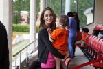 Lausanne, 17 en 18 Mei 2012
Trainingskamp Nederlands elftal op weg naar EK 2012
Robin v Persie samen met zijn vrouw Bouchra v Persie en hun kinderen
Foto Peter Smulders BV