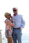 Cannes 10 mei 2012
Connie Breukhoven met haar nieuwe vriend Ben Angelier bij de strandtent van het Carlton Hotel in Cannes.
Peter Smulders bv