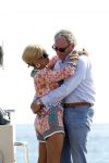 Cannes 10 mei 2012
Connie Breukhoven met haar nieuwe vriend Ben Angelier bij de strandtent van het Carlton Hotel in Cannes.
Peter Smulders bv